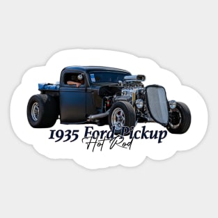 Customized 1935 Ford Pickup Hot Rod Sticker